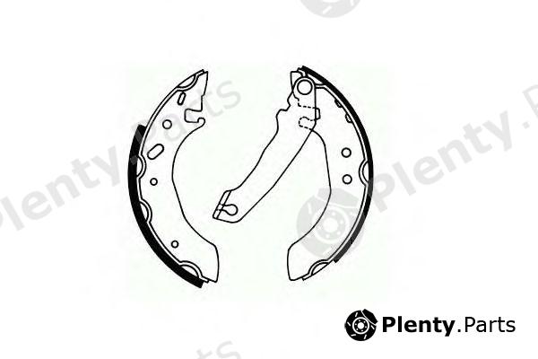  SCT Germany part SS537 Brake Shoe Set, parking brake