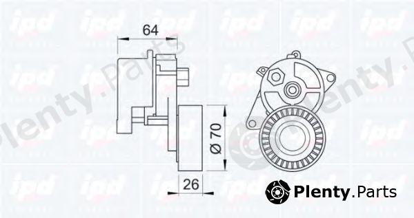  IPD part 10-0477 (100477) Tensioner Lever, v-ribbed belt