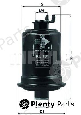  MAHLE ORIGINAL part KL131 Fuel filter