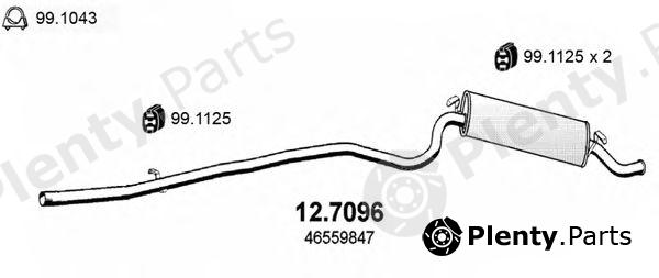  ASSO part 127096 End Silencer