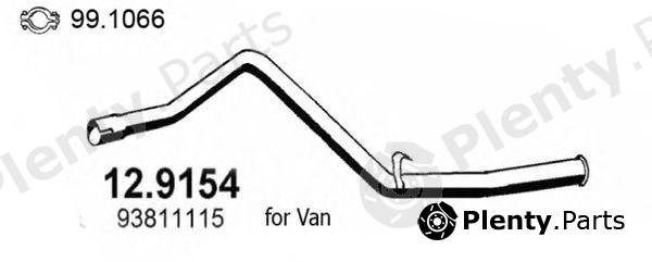  ASSO part 129154 Exhaust Pipe