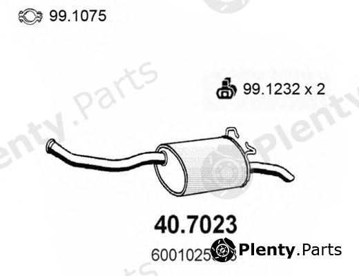  ASSO part 40.7023 (407023) End Silencer