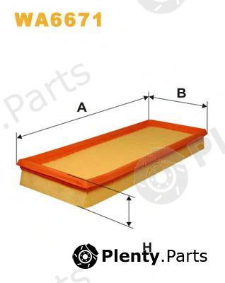  WIX FILTERS part WA6671 Air Filter