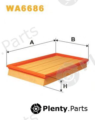  WIX FILTERS part WA6686 Air Filter