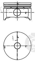  KOLBENSCHMIDT part 99456700 Piston