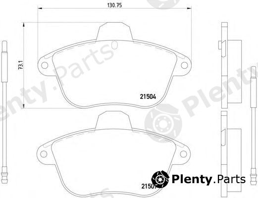  TEXTAR part 2150401 Brake Pad Set, disc brake