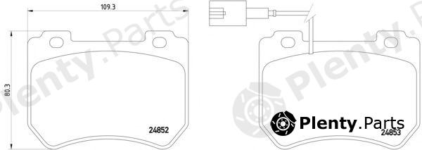  TEXTAR part 2485201 Brake Pad Set, disc brake