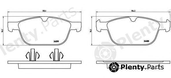  BREMBO part P86023 Brake Pad Set, disc brake