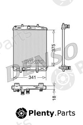 DENSO part DRM21601 Radiator, engine cooling