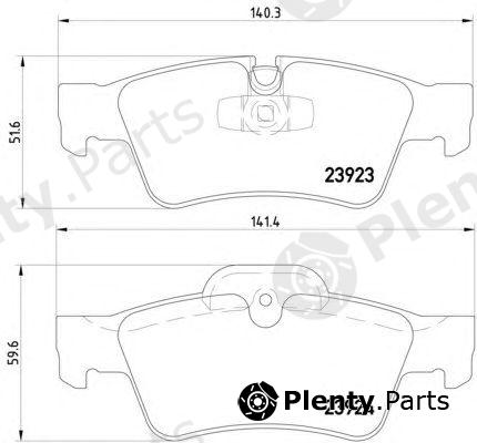  HELLA part 8DB355011-421 (8DB355011421) Brake Pad Set, disc brake