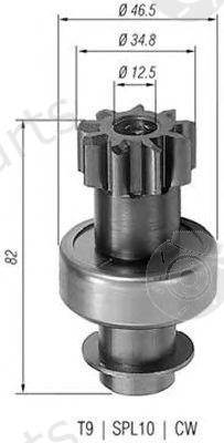  MAGNETI MARELLI part 940113020094 Pinion, starter