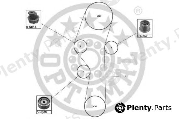  OPTIMAL part SK-1059 (SK1059) Timing Belt Kit