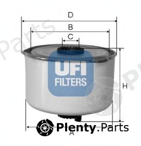  UFI part 2445400 Fuel filter
