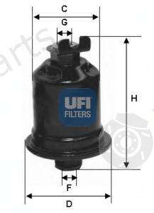  UFI part 3159200 Fuel filter