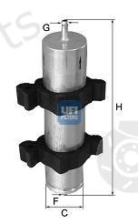  UFI part 3182400 Fuel filter
