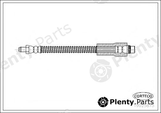  CORTECO part 19025873 Brake Hose
