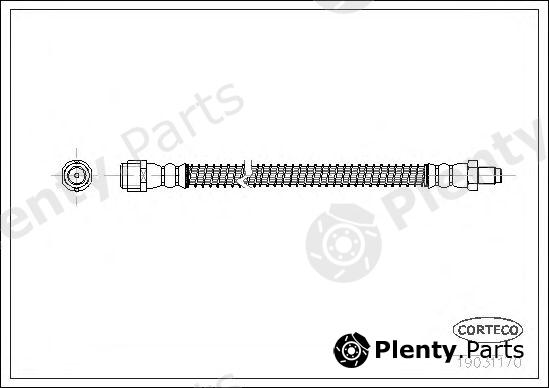  CORTECO part 19031170 Brake Hose