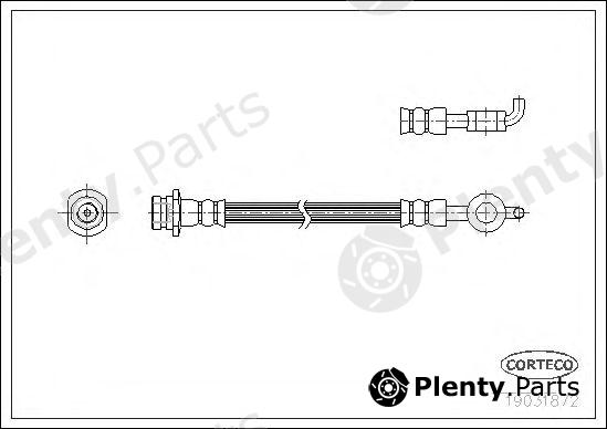  CORTECO part 19031872 Brake Hose