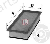  SOFIMA part S3365A Air Filter