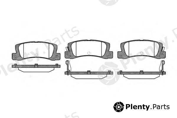  REMSA part 021402 Brake Pad Set, disc brake