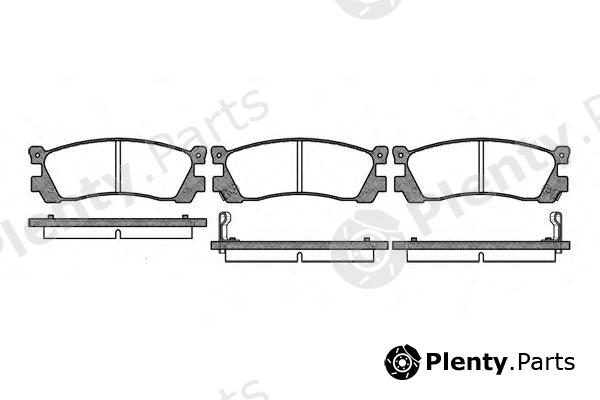  REMSA part 024802 Brake Pad Set, disc brake