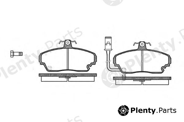  REMSA part 025201 Brake Pad Set, disc brake