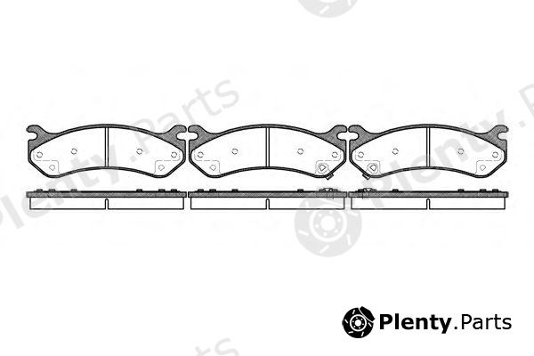  REMSA part 75702 Brake Pad Set, disc brake