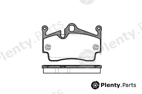  REMSA part 119100 Brake Pad Set, disc brake
