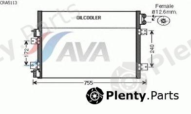  AVA QUALITY COOLING part CRA5113 Condenser, air conditioning