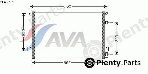  AVA QUALITY COOLING part OLA5397 Condenser, air conditioning
