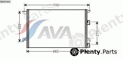  AVA QUALITY COOLING part SBA5060 Condenser, air conditioning