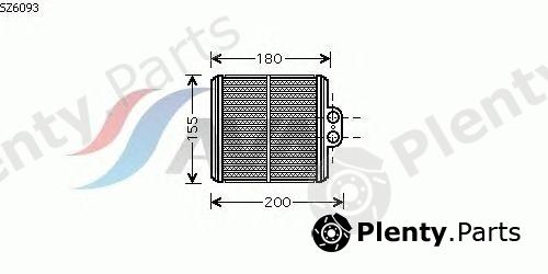  AVA QUALITY COOLING part SZ6093 Heat Exchanger, interior heating