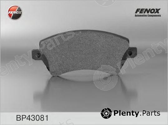  FENOX part BP43081 Brake Pad Set, disc brake