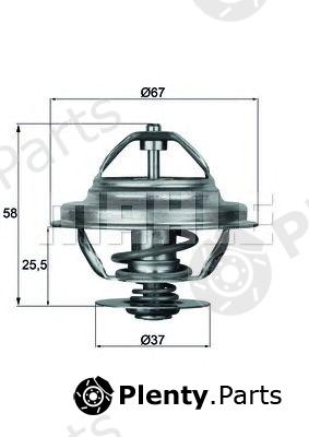  MAHLE ORIGINAL part TX2180D Thermostat, coolant