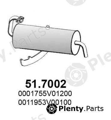  ASSO part 51.7002 (517002) End Silencer