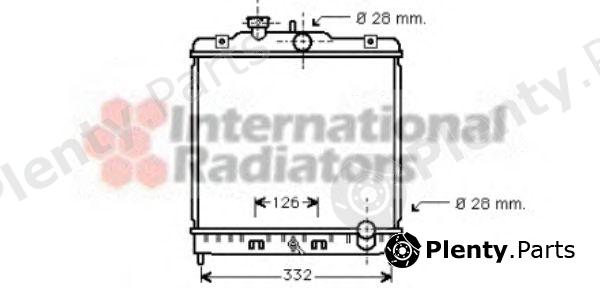  VAN WEZEL part 25002067 Radiator, engine cooling