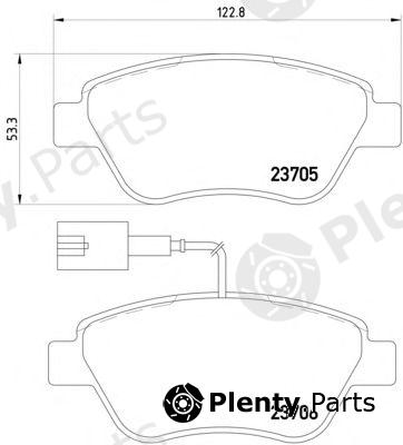  TEXTAR part 2370601 Brake Pad Set, disc brake