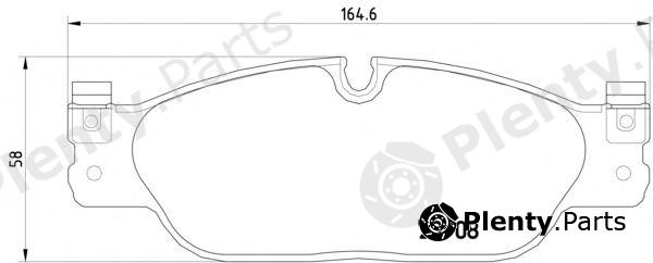  TEXTAR part 2390801 Brake Pad Set, disc brake