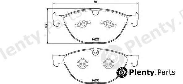 BREMBO part P06066 Brake Pad Set, disc brake