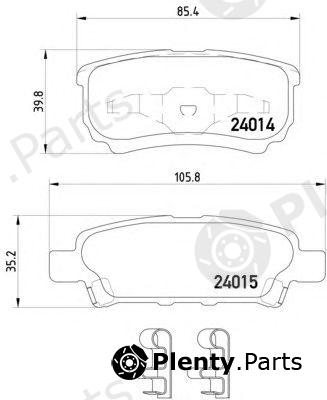 HELLA part 8DB355010-811 (8DB355010811) Brake Pad Set, disc brake