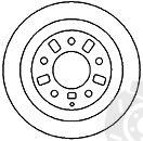  MAPCO part 25533 Brake Disc