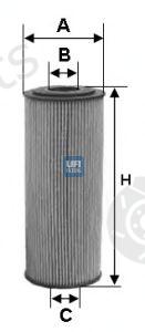  UFI part 2509900 Oil Filter