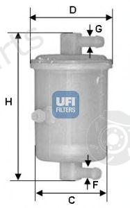  UFI part 3101701 Fuel filter
