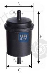  UFI part 3151200 Fuel filter