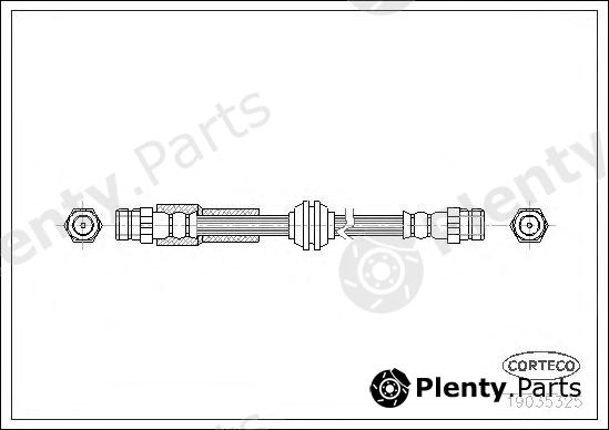  CORTECO part 19035325 Brake Hose