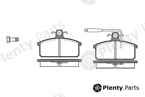  ROADHOUSE part 212802 Brake Pad Set, disc brake