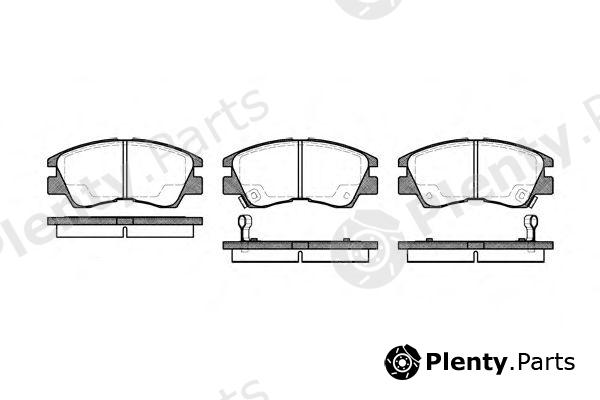  ROADHOUSE part 227502 Brake Pad Set, disc brake