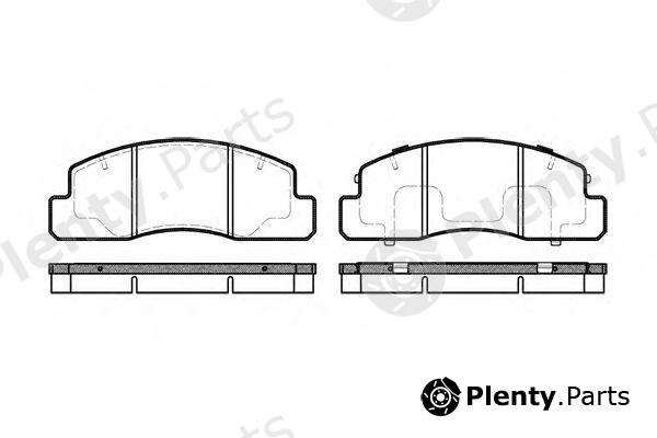  ROADHOUSE part 249500 Brake Pad Set, disc brake