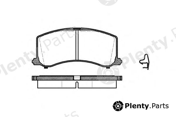  ROADHOUSE part 259502 Brake Pad Set, disc brake