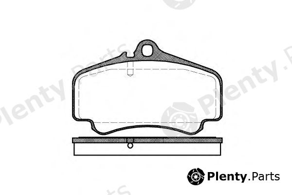  ROADHOUSE part 286300 Brake Pad Set, disc brake